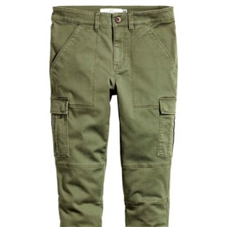 Womens Washed Khaki Green