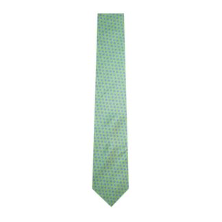 Silk green tie
